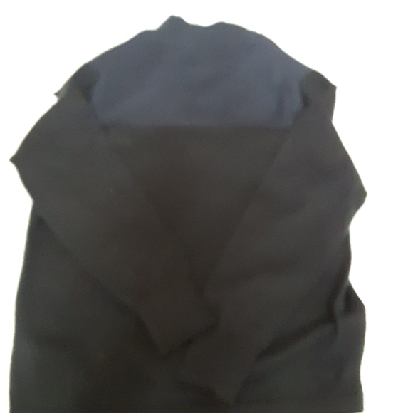 Nautica NWT Sweater.Zippered Neckline. Blk/ Blue - Picture 3 of 5